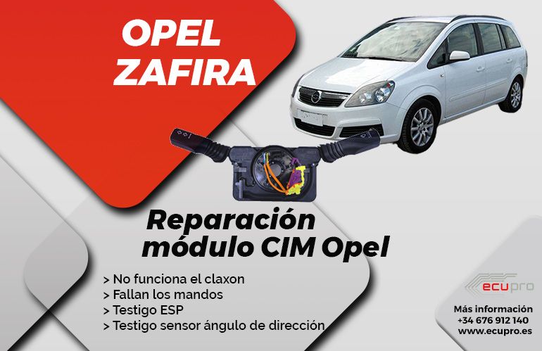 Reparación modulo cim Opel zafira B Ecupro