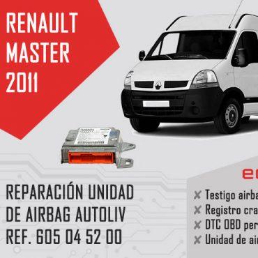 reparacion centralita airbag renault master