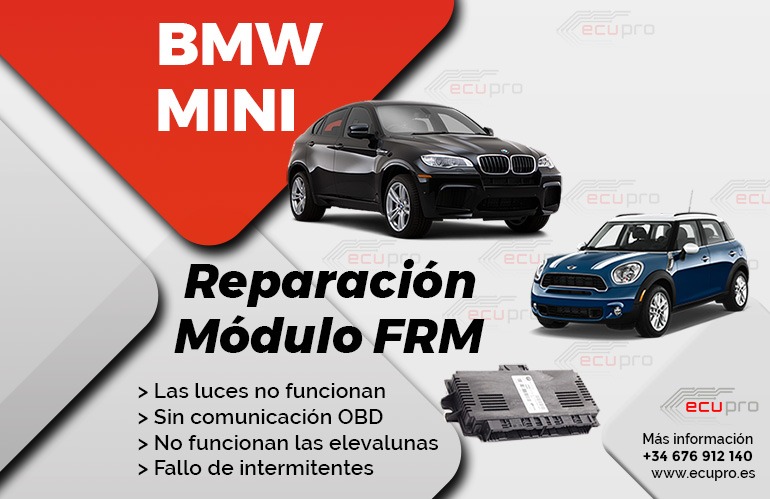 Reparación fallo módulo FRM BMW