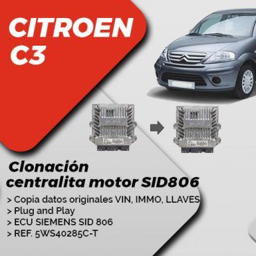 Clonación centralita Citroën c3