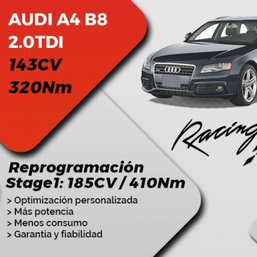 Reprogramación Audi a4 b8 143CV en Pamplona