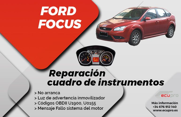 Reparación cuadro de instrumentos Ford Focus Visteon