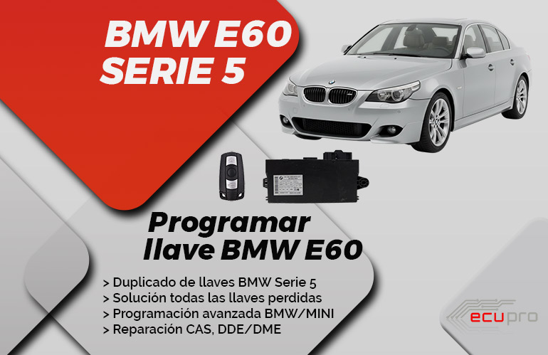 programar llave bmw e60 ecupro 2025