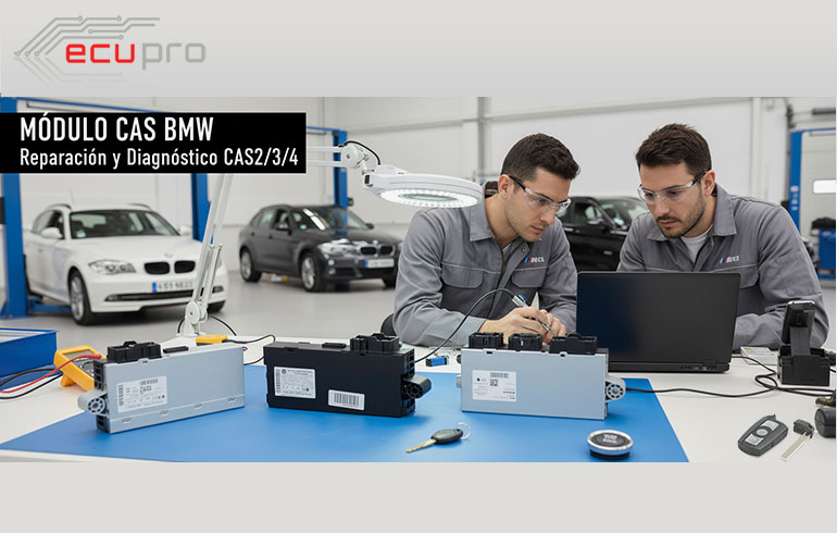 Módulo CAS BMW | Fallos habituales y reparación definitiva