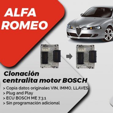 Clonación centralita Alfa Romeo 147