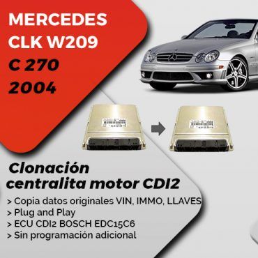 Clonación centralita motor Mercedes CLK
