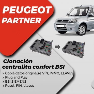 Clonación BSI Siemens Peugeot Partner 1.9HDI