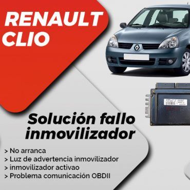 Renault Clio 2 no arranca- anular inmovilizador