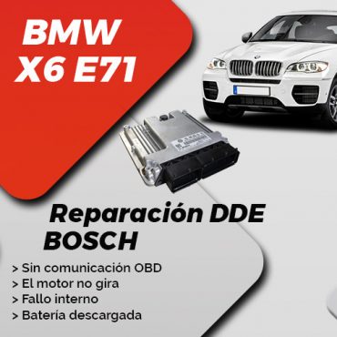 reparación centralita motor BMW E71 X6