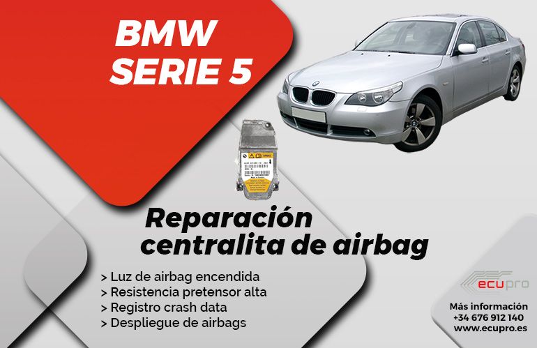 Reparación centralita airbag BMW E60 6577 9118749-01