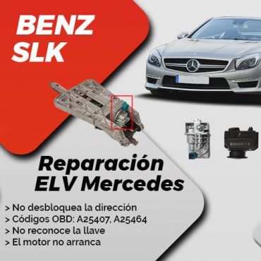 Mercedes slk r172 reparar elv