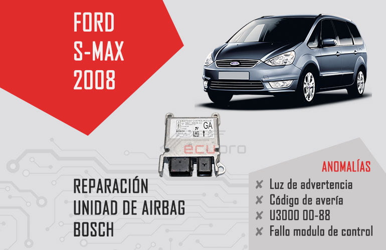 código de error u3000 airbag ford s max