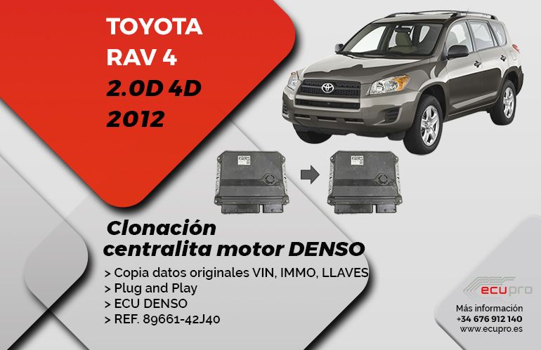 clonar centralita motor Denso Toyota RAV4
