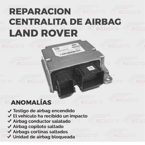 reparación centralita de airbag land rover