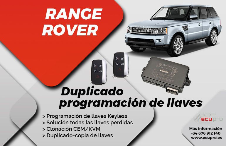 Duplicado de llaves Range Rover 2010