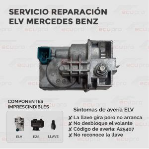 Reparación ELV Mercedes