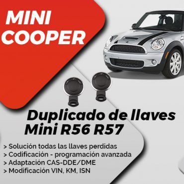 Duplicado de llave mini cooper r56 Pamplona