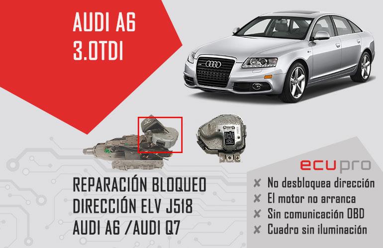 Audi A6 no arranca, no desbloque la dirección