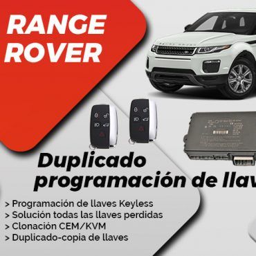 Duplicado de llave Range Rover Evoque Pamplona