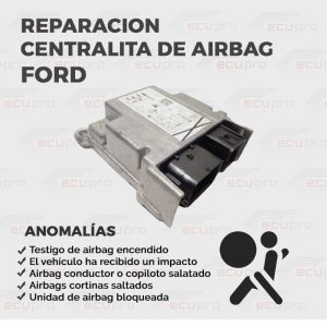 reparación centralita de airbag ford