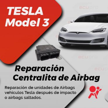 Reparacion centralirta de airbag Tesla Model 3