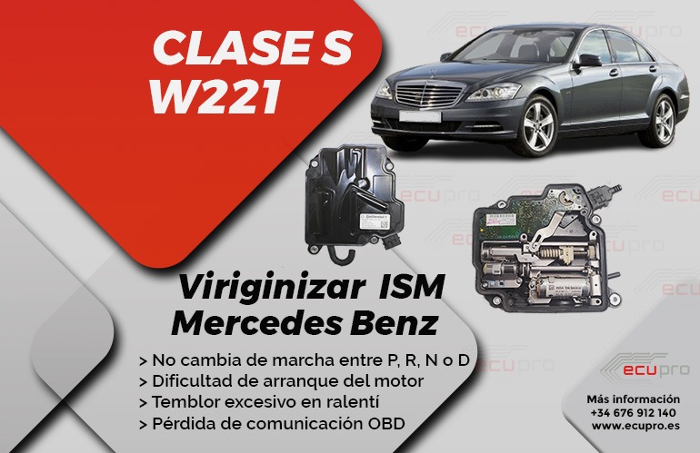 Virginizar - reset ISM Mercedes Clase S W221