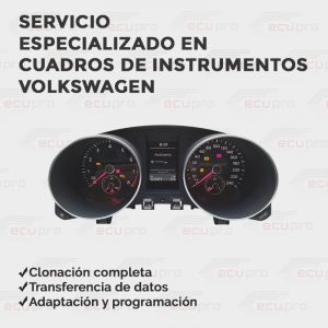 Servicio especializado en cuadro de instrumentos VW