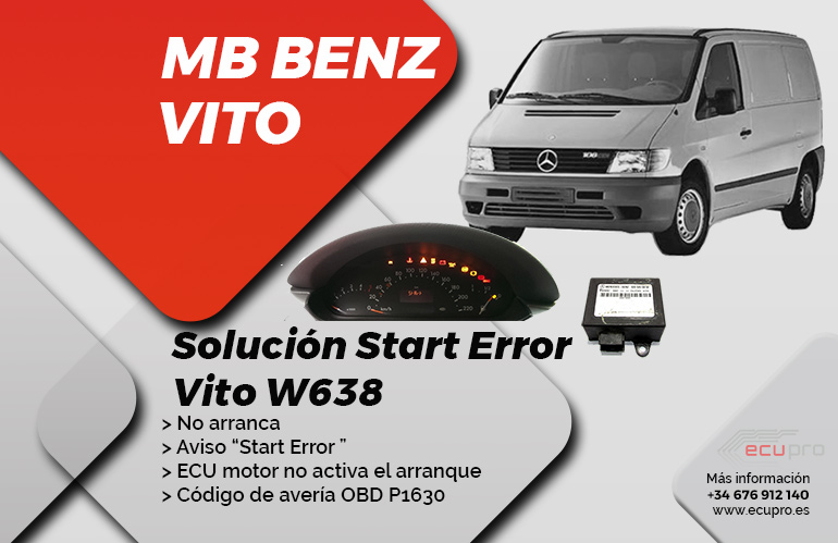 solución start error mercedes vito w638