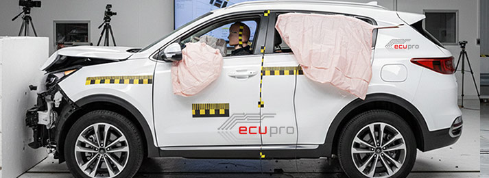 Centralita de airbag 95910 N9010 Kia 2 test crash kia . Reparación centralita de airbag KIA 95910 N9010