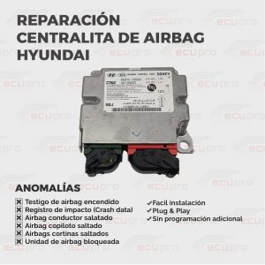 reparación centralita de airbag hyundai