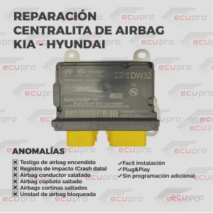Reparación centralitas de airbag kia hyundai