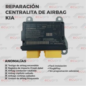 Reparación centralita de airbag continental - kia