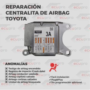 reparar centralita de airbag Toyota