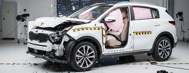 KIA TEST CRASH. Centralita airbag kia 95910 IB050