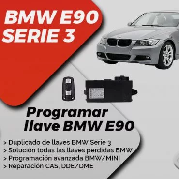 Programar llave bmw serie 3 E90 Ecupro