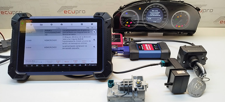 bloqueo dirección ELV Mercedes W204